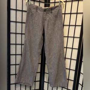 Pilcro and the Letterpress linen wide leg pants